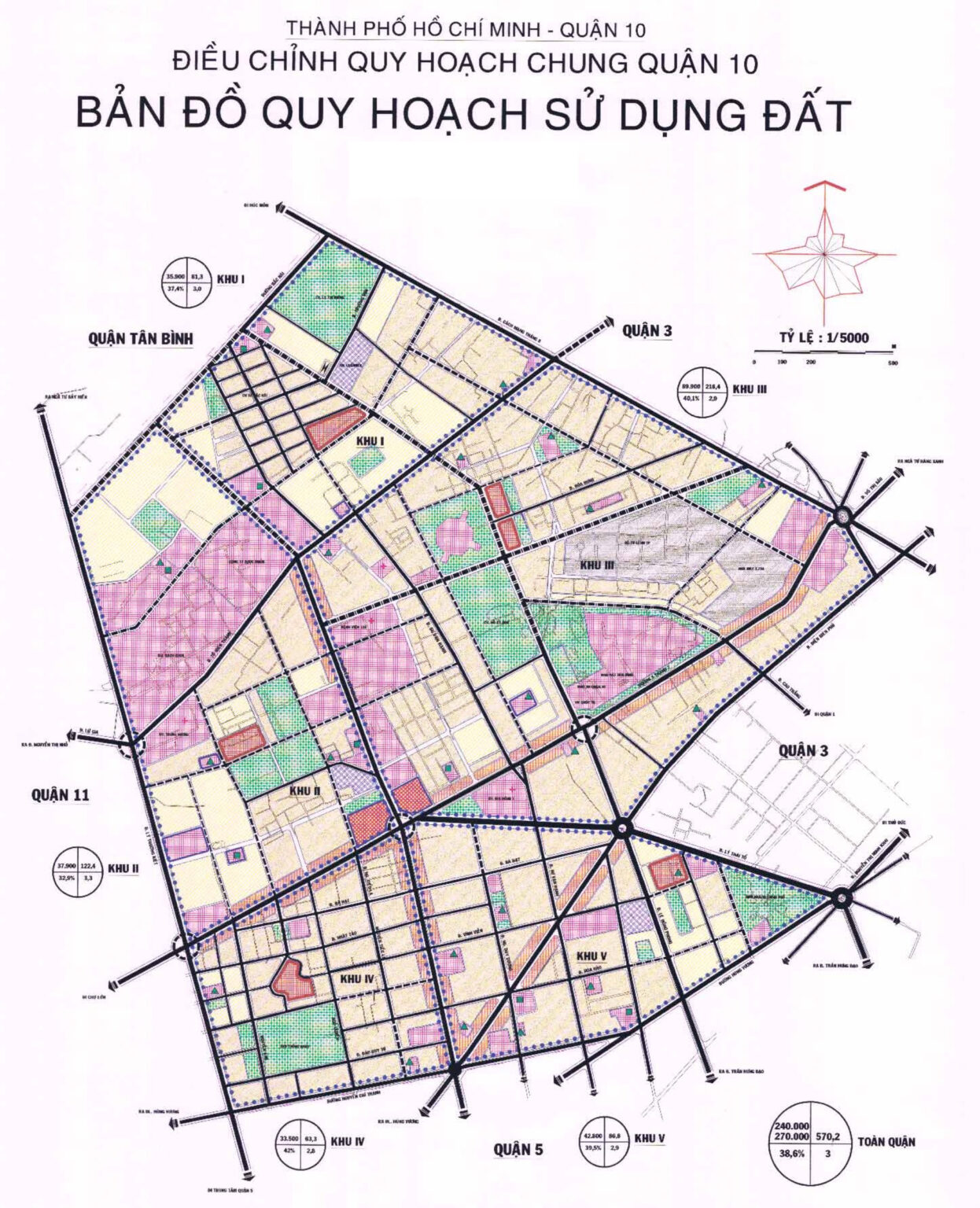 Thông tin, bản đồ quy hoạch quận 10 TPHCM thời kỳ 2021 – 2030