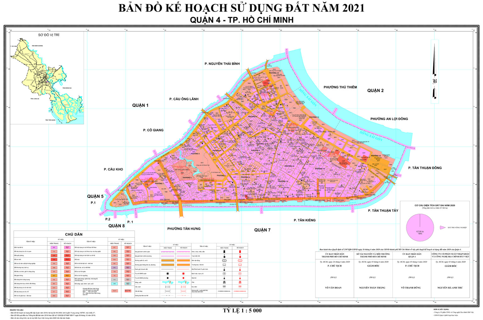 Bản đồ quy hoạch quận 4 TPHCM thời kỳ 2021 – 2030