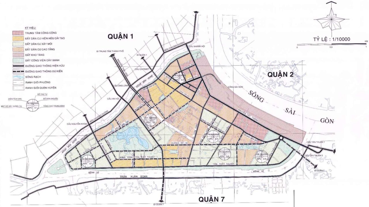 Bản đồ quy hoạch quận 4 TPHCM thời kỳ 2021 – 2030