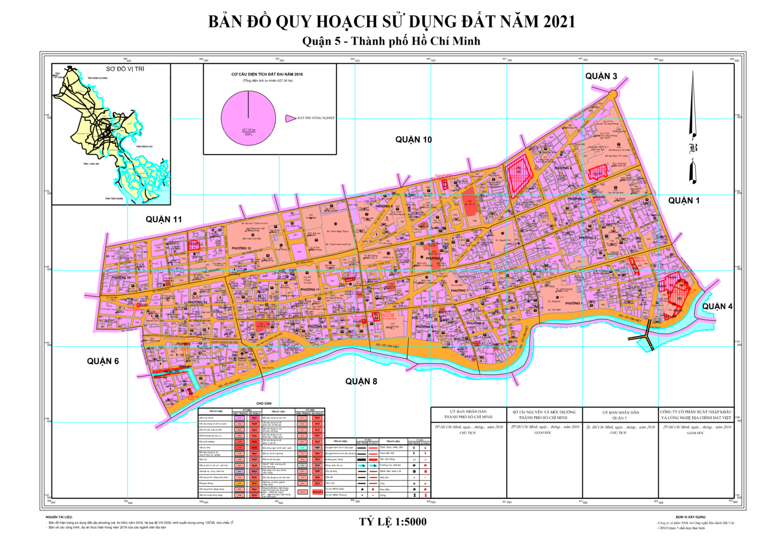 Bản đồ quy hoạch quận 5 TPHCM thời kỳ 2021 – 2030