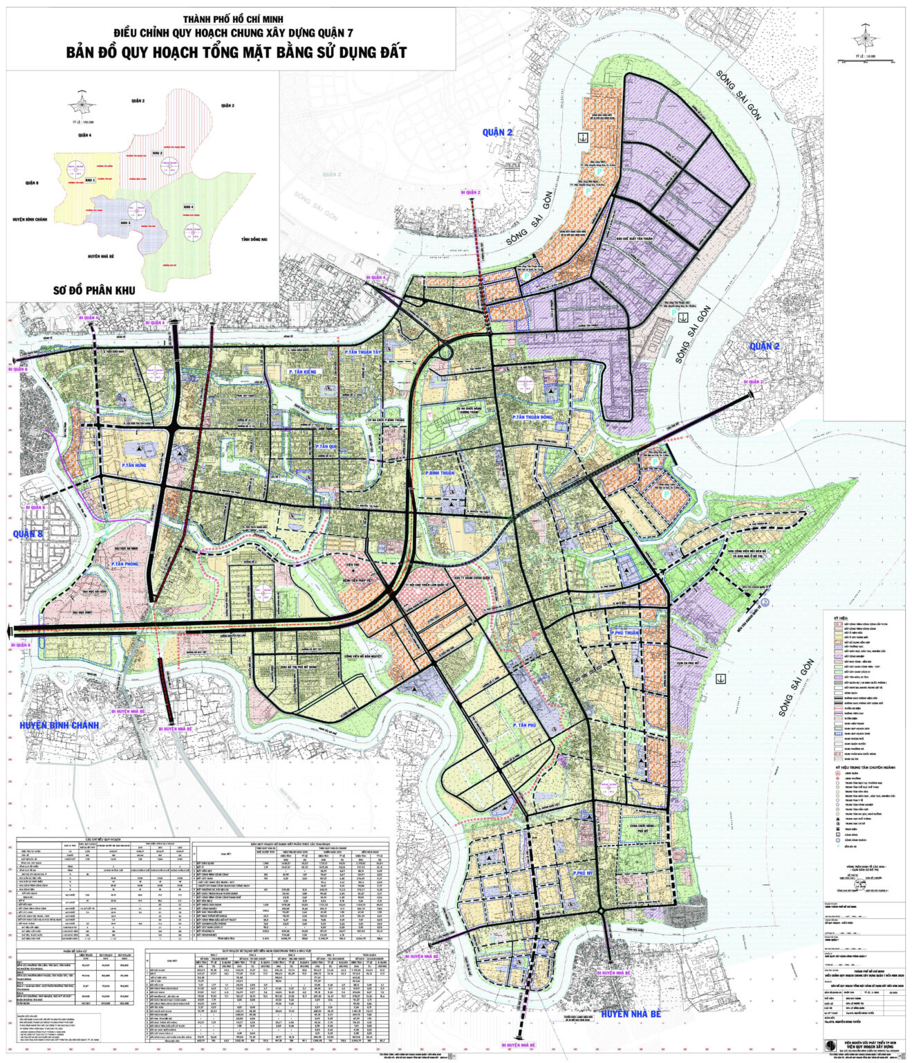 Bản đồ quy hoạch quận 7 TPHCM thời kỳ 2021 – 2030
