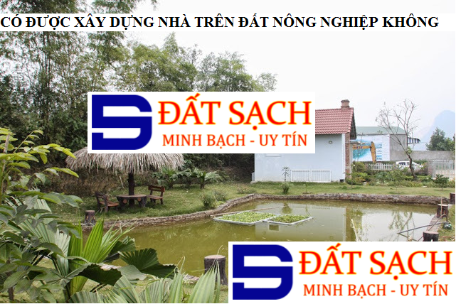 CÓ ĐƯỢC XÂY NHÀ TRÊN ĐẤT NÔNG NGHIỆP KHÔNG