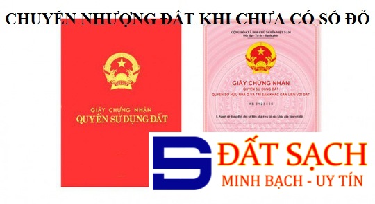 ĐẤT CHƯA CÓ SỔ ĐỎ CÓ ĐƯỢC CHUYỂN NHƯỢNG