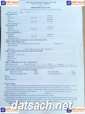 Mẫu hợp đồng đặt cọc mua đất chuẩn pháp lý nhất hiện nay 2 Mẫu hợp đồng đặt cọc mua đất chuẩn pháp lý nhất hiện nay