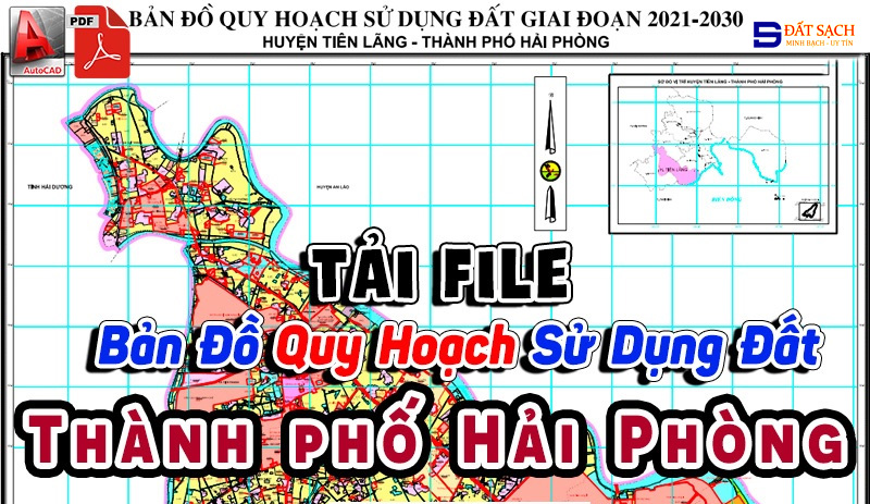 Tải File Bản Đồ Quy Hoạch Sử Dụng Đất Thành phố Hải Phòng PDF CAD Mới Nhất