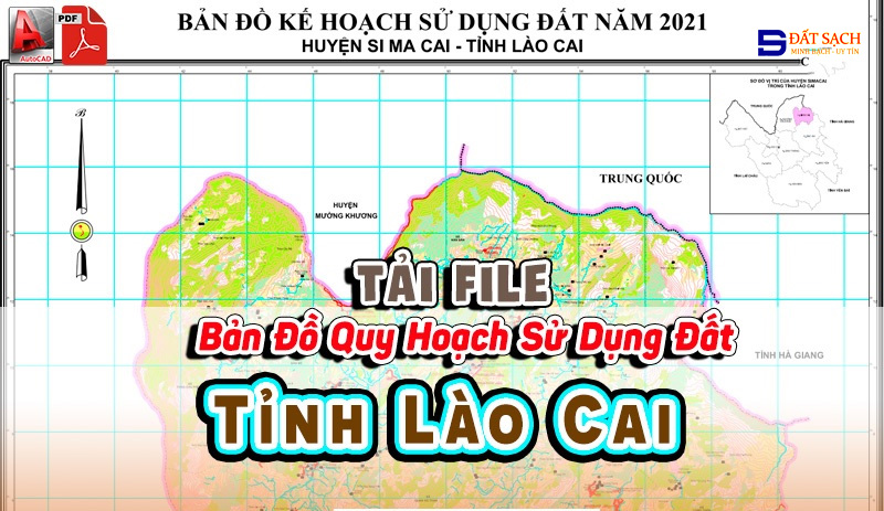 Tải File Bản Đồ Quy Hoạch Sử Dụng Đất Tỉnh Lào Cai PDF CAD Mới Nhất