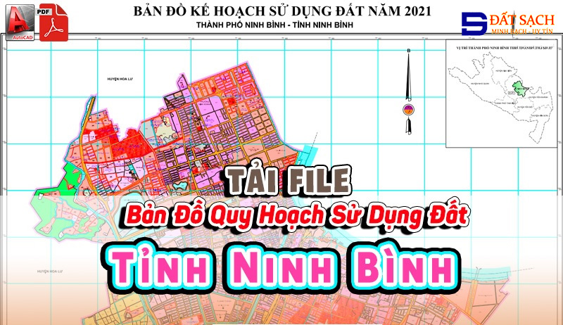 Tải File Bản Đồ Quy Hoạch Sử Dụng Đất Tỉnh Ninh Bình PDF CAD Mới Nhất