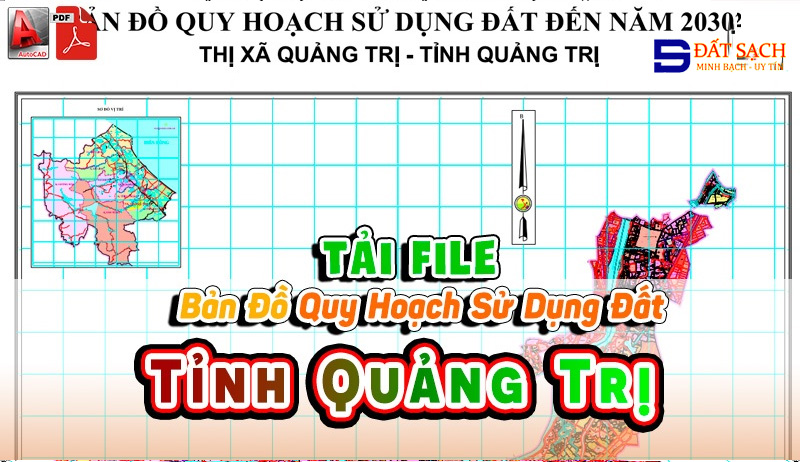 Tải File Bản Đồ Quy Hoạch Sử Dụng Đất Tỉnh Quảng Trị PDF CAD Mới Nhất