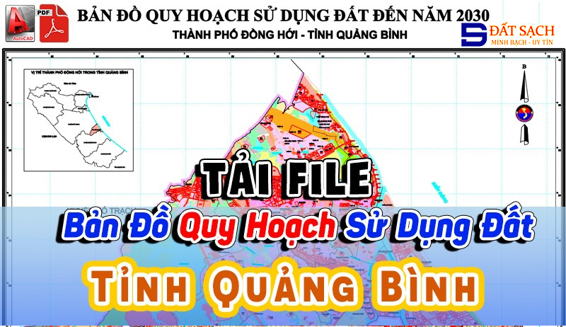 Tải File Bản Đồ Quy Hoạch Sử Dụng Đất Tỉnh Quảng Bình PDF CAD Mới Nhất