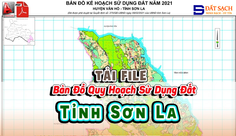 Tải File Bản Đồ Quy Hoạch Sử Dụng Đất Tỉnh Sơn La PDF CAD Mới Nhất