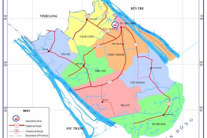 Tải File Bản Đồ Quy Hoạch Sử Dụng Đất Tỉnh Trà Vinh PDF CAD Mới Nhất