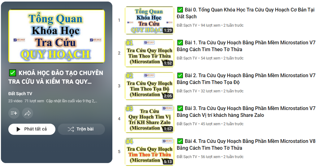 KHÓA HỌC ĐÀO TẠO TRA CỨU QUY HOẠCH và ĐẦU TƯ CƠ BẢN 3 KHÓA HỌC ĐÀO TẠO TRA CỨU QUY HOẠCH và ĐẦU TƯ CƠ BẢN