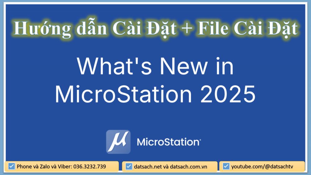 Link Tải Phần Mềm MICROSATION 2023, 2024, 2025, V7 và V8i Cho Sinh Viên, Học Viên