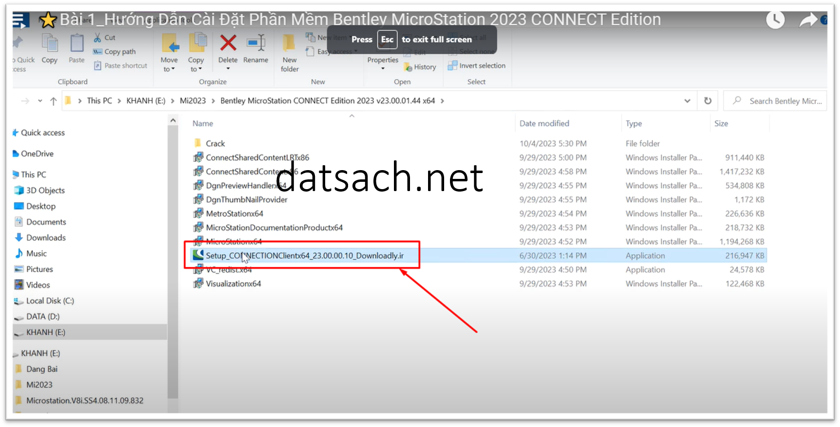 Hướng Dẫn Cài Đặt Phần Mềm Bentley MicroStation 2023 CONNECT Edition 3 Hướng Dẫn Cài Đặt Phần Mềm Bentley MicroStation 2023 CONNECT Edition