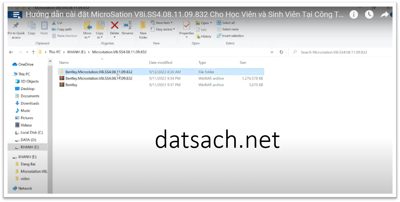 Hướng dẫn cài đặt MicroSation V8i SS4 và Bộ Cài Đặt Đầy Đủ