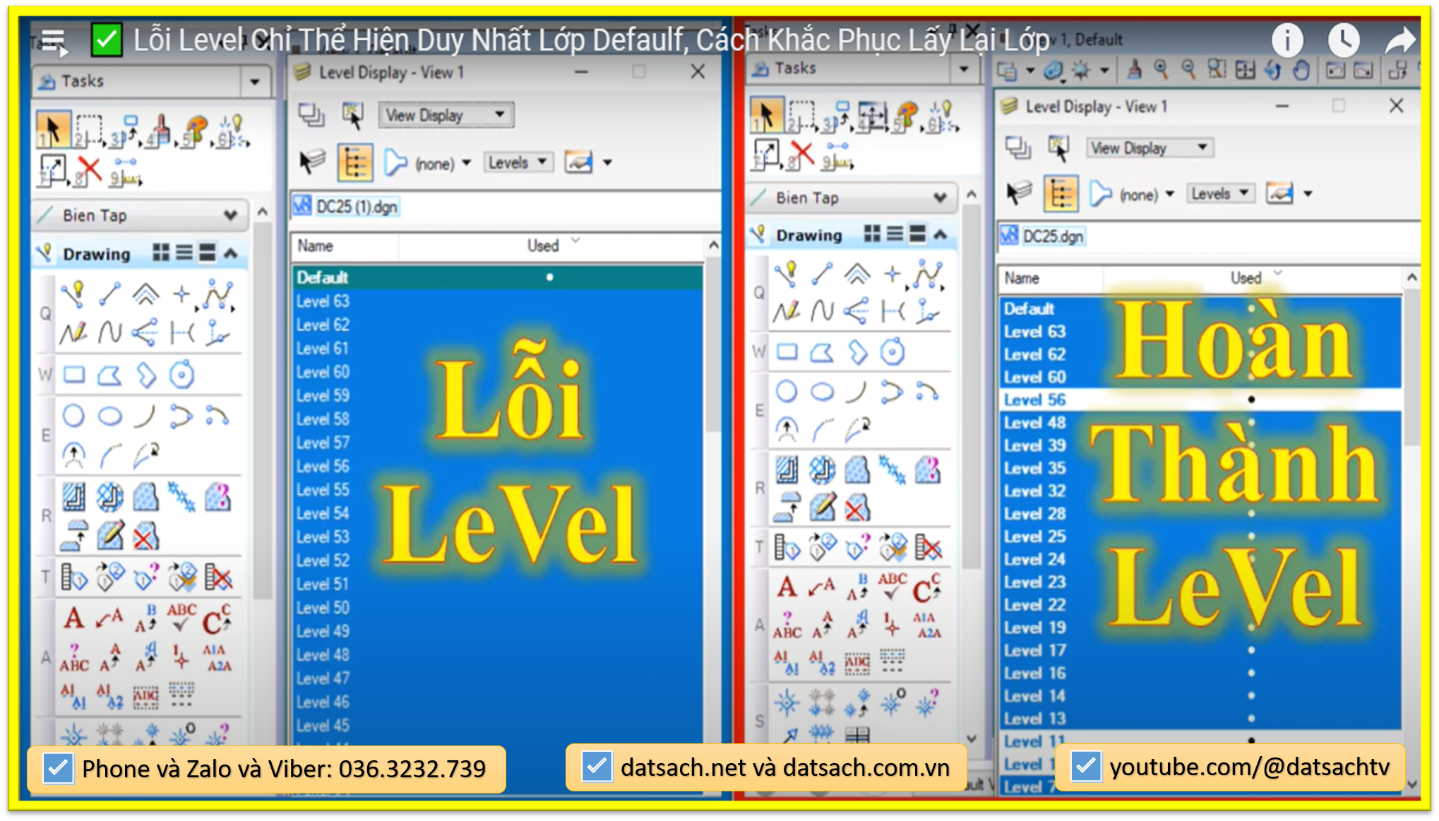 ✅ Lỗi Level Chỉ Thể Hiện Duy Nhất Lớp Defaulf, Cách Khắc Phục Lấy Lại Lớp