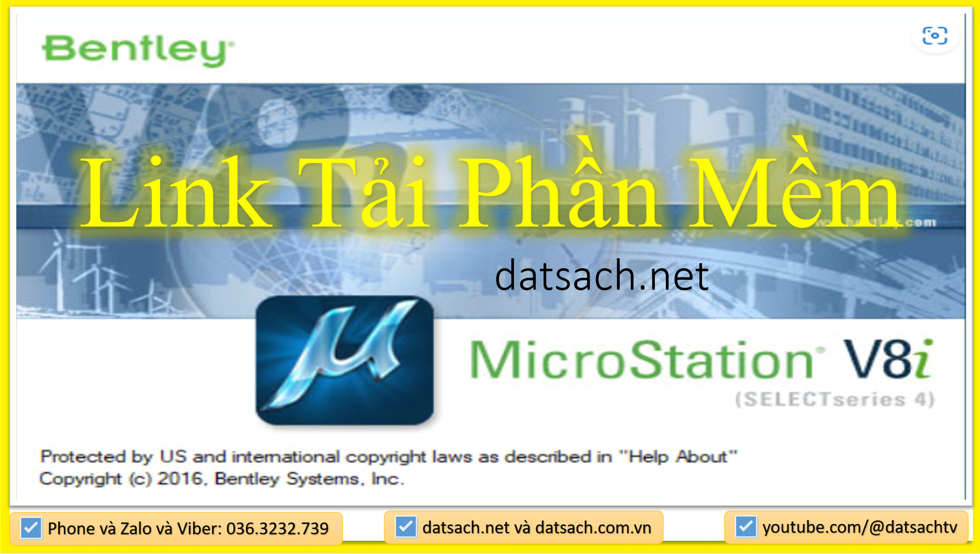 Hướng Dẫn Cài Đặt MicroStation V8i SELECTseries 3 - datsach net