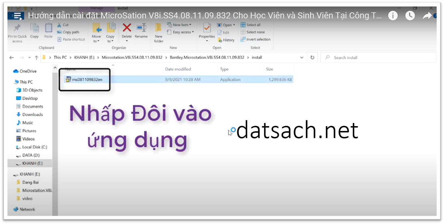 Hướng dẫn cài đặt MicroSation V8i SS4 và Bộ Cài Đặt Đầy Đủ
