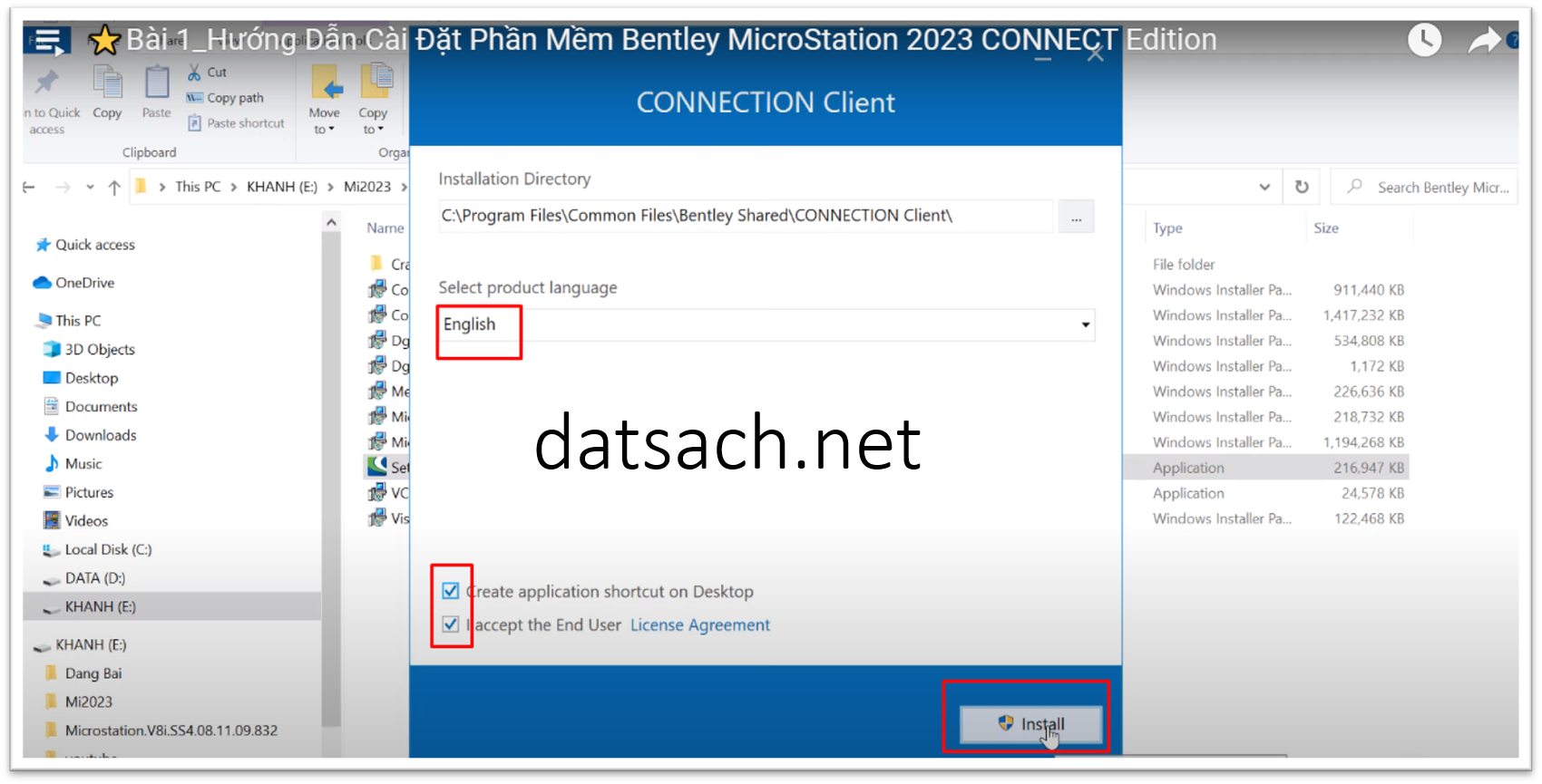 Hướng Dẫn Cài Đặt Phần Mềm Bentley MicroStation 2023 CONNECT Edition 4 Hướng Dẫn Cài Đặt Phần Mềm Bentley MicroStation 2023 CONNECT Edition