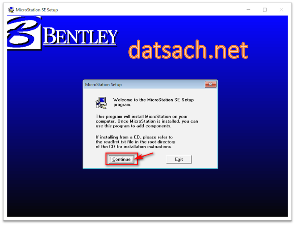 Hướng dẫn cài đặt Phần Mềm Microstation SE V7 2 Hướng dẫn cài đặt Phần Mềm Microstation SE V7