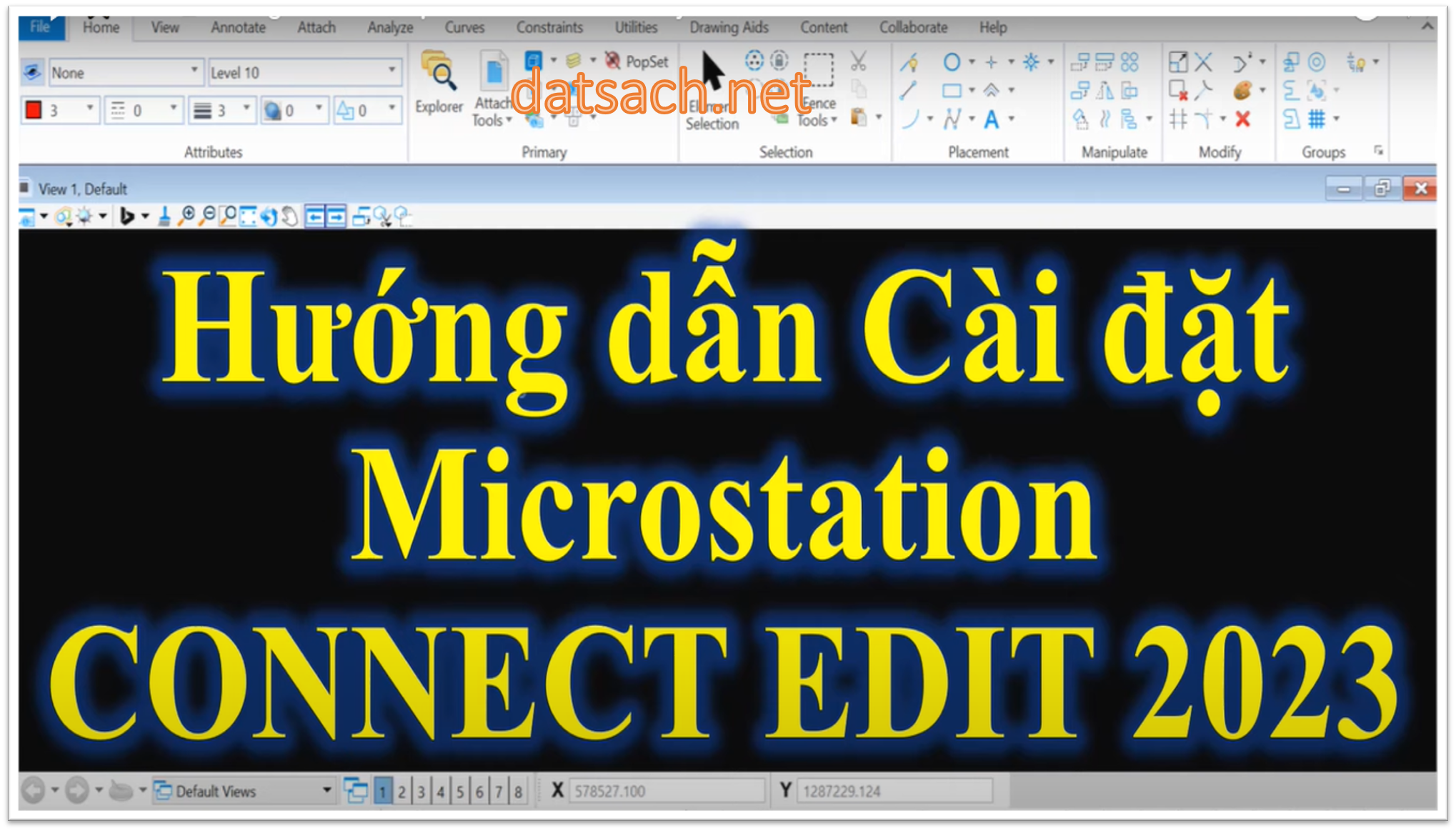 Hướng Dẫn Cài Đặt Phần Mềm Bentley MicroStation 2023 CONNECT Edition