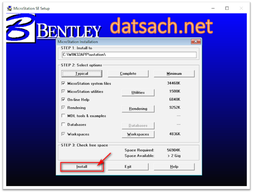 Hướng dẫn cài đặt Phần Mềm Microstation SE V7 3 Hướng dẫn cài đặt Phần Mềm Microstation SE V7