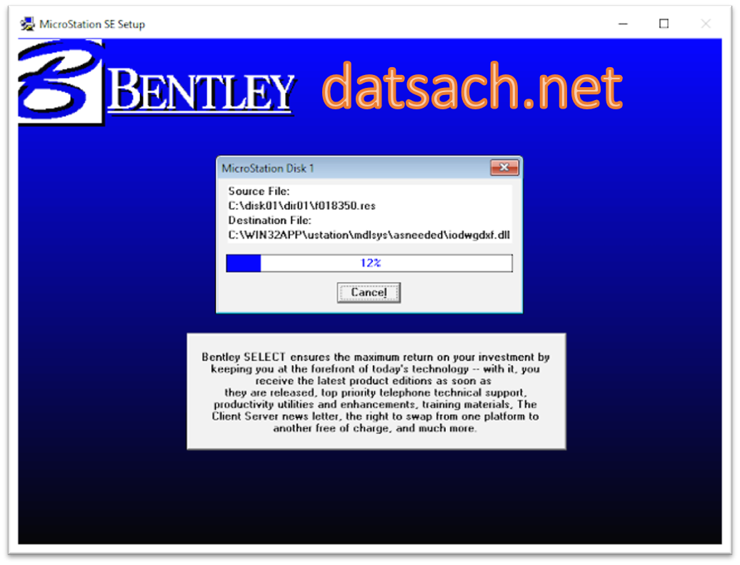 Hướng dẫn cài đặt Phần Mềm Microstation SE V7 4 Hướng dẫn cài đặt Phần Mềm Microstation SE V7