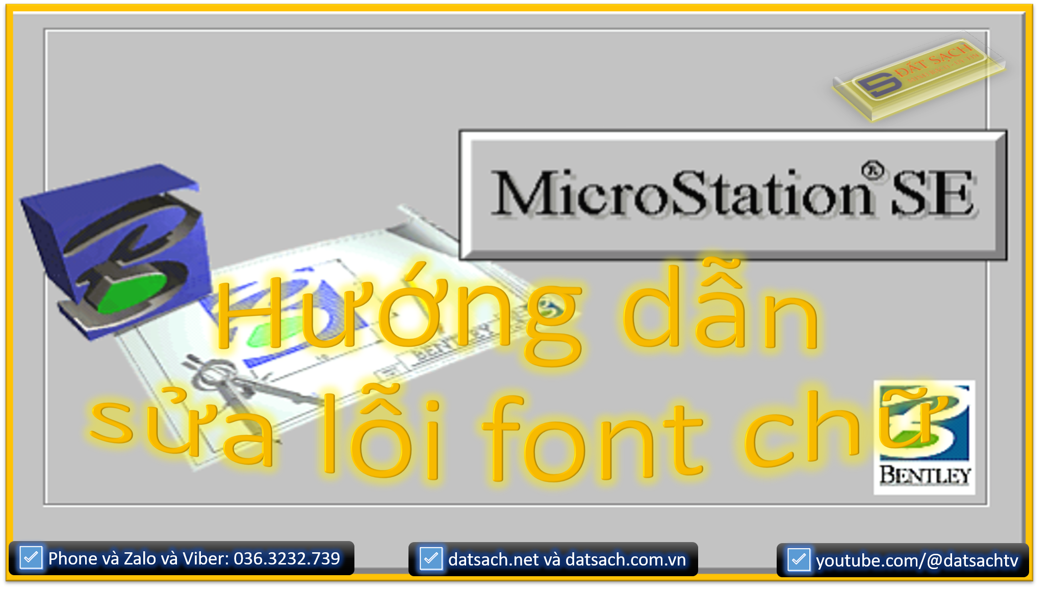Hướng dẫn sửa lỗi font chữ cho Microstation V7