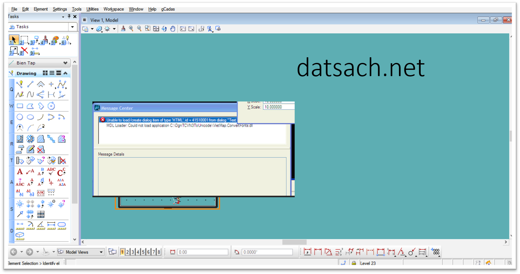 Sửa Lỗi Không Viết Được Tiếng Việt Trong Phần Mềm Microstation V8i