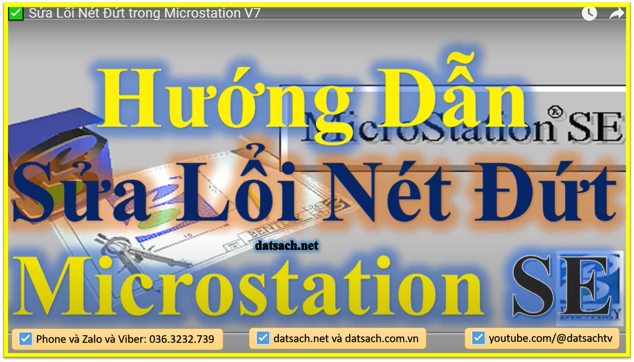 ✅ Sửa lỗi hiện đứt đoạn đường line trong khi Zoom in trong phần mềm MicroSation trên Windown 7