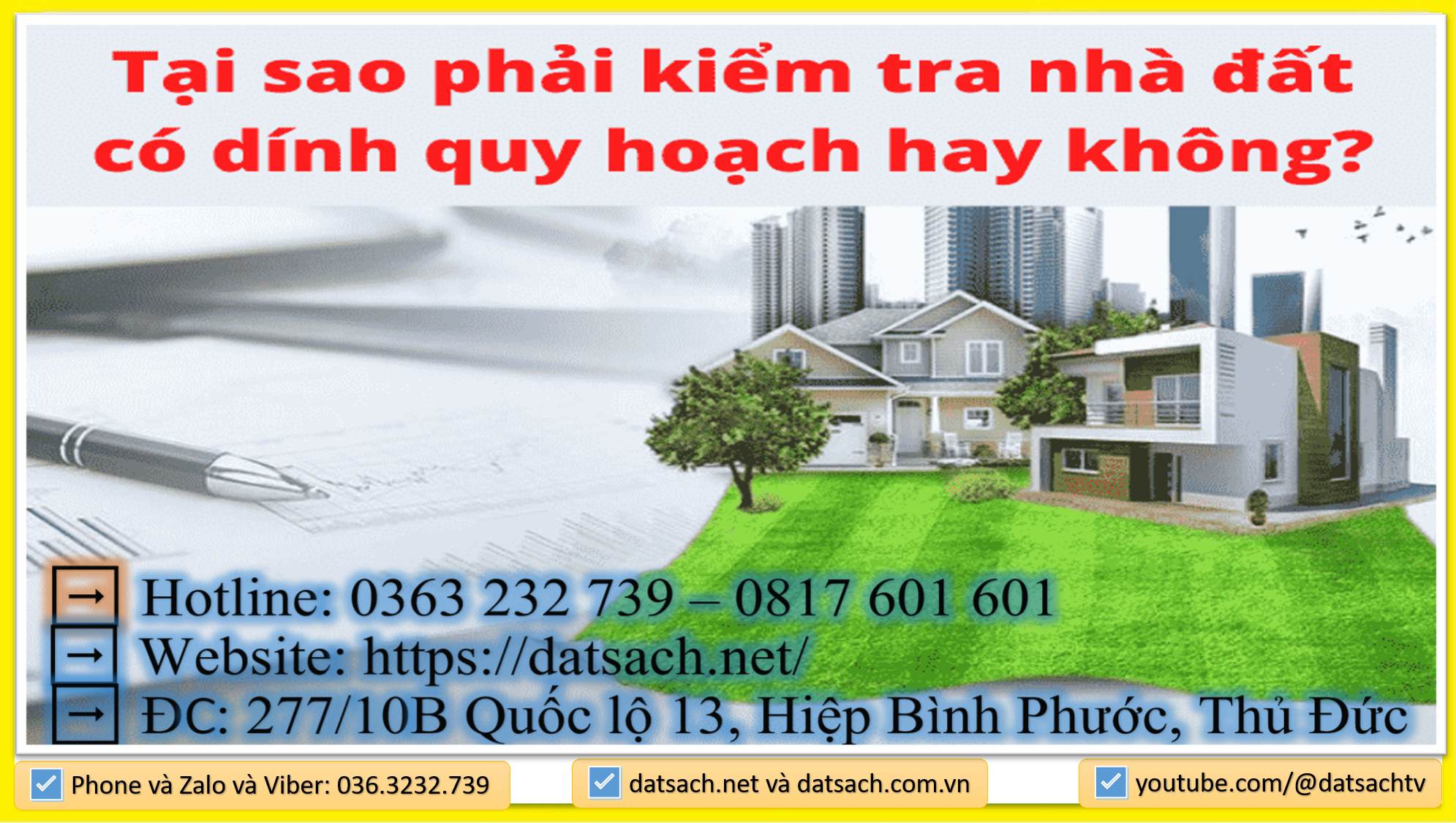 TẠI SAO KHÔNG TRA CỨU THÔNG TIN QUY HOẠCH TRƯỚC KHI MUA HAY ĐẦU TƯ ĐẤT