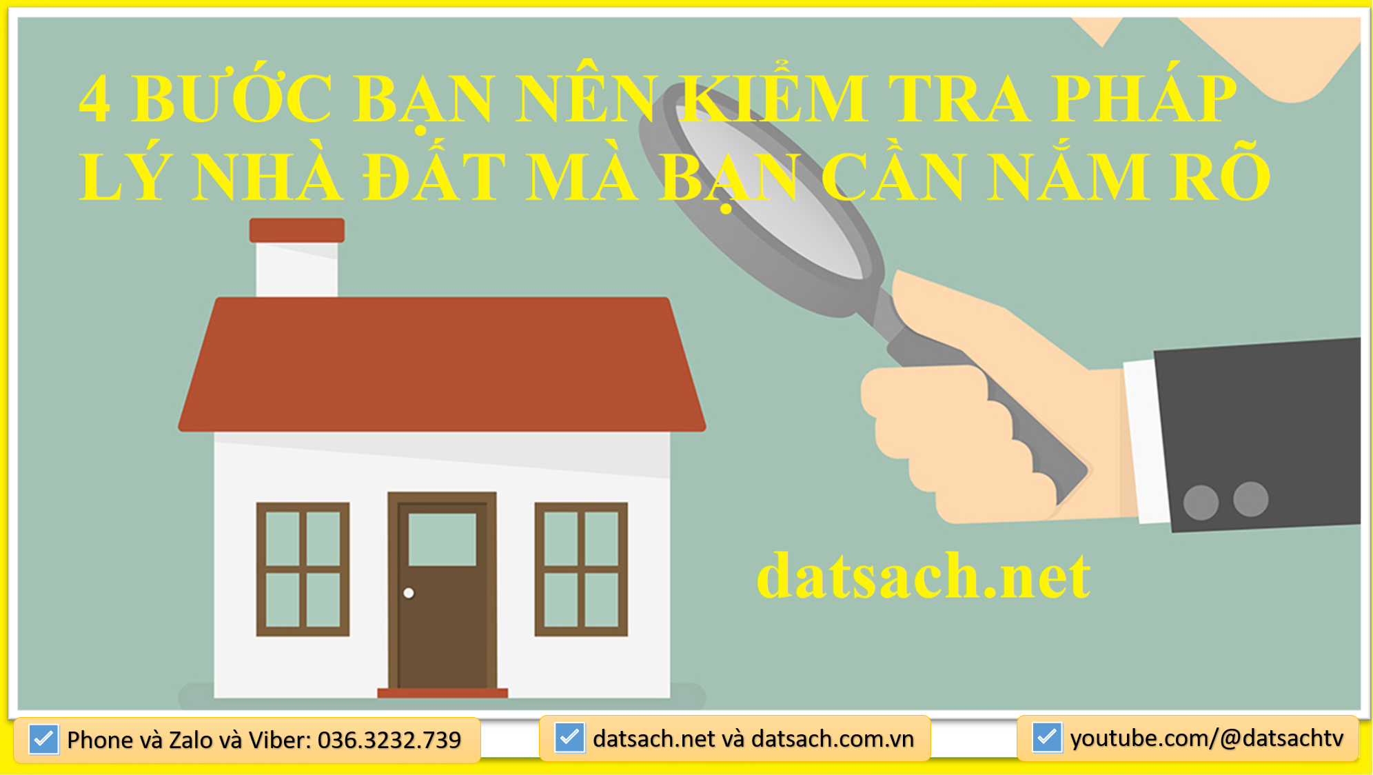 4 BƯỚC BẠN NÊN KIỂM TRA PHÁP LÝ NHÀ ĐẤT MÀ BẠN CẦN NẮM RÕ️