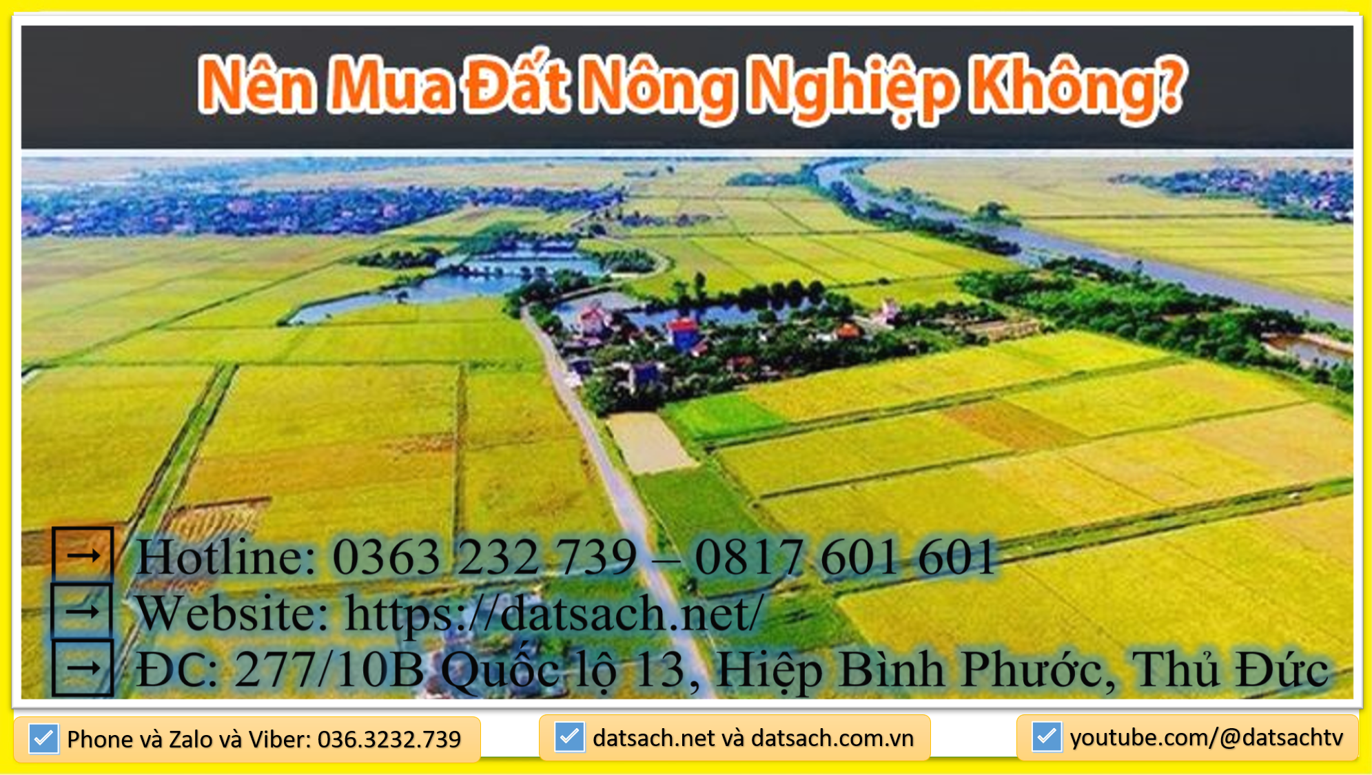 🆘CÓ NÊN MUA ĐẤT NÔNG NGHIỆP ĐỂ XÂY DỰNG NHÀ Ở🆘