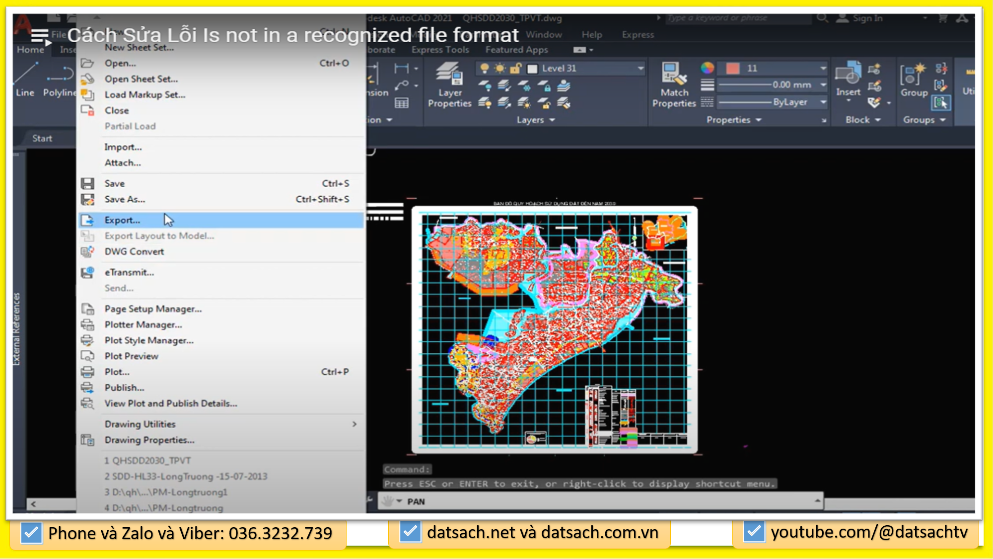 Cách Sửa Lỗi Is not in a recognized file format