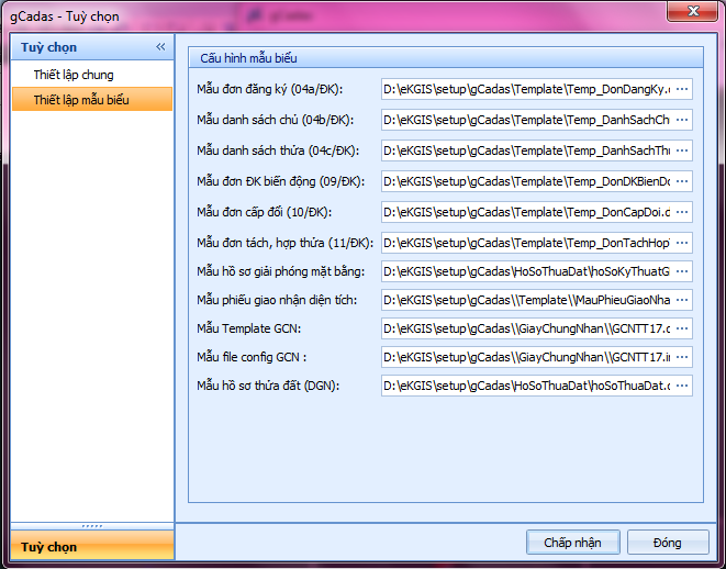 HƯỚNG DẪN CÀI ĐẶT GCADAS và GIÁO TRÌNH