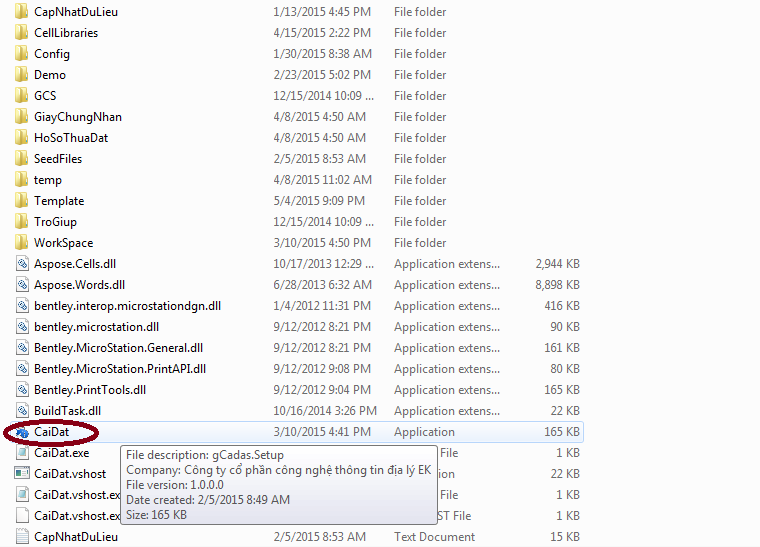 HƯỚNG DẪN CÀI ĐẶT GCADAS và GIÁO TRÌNH