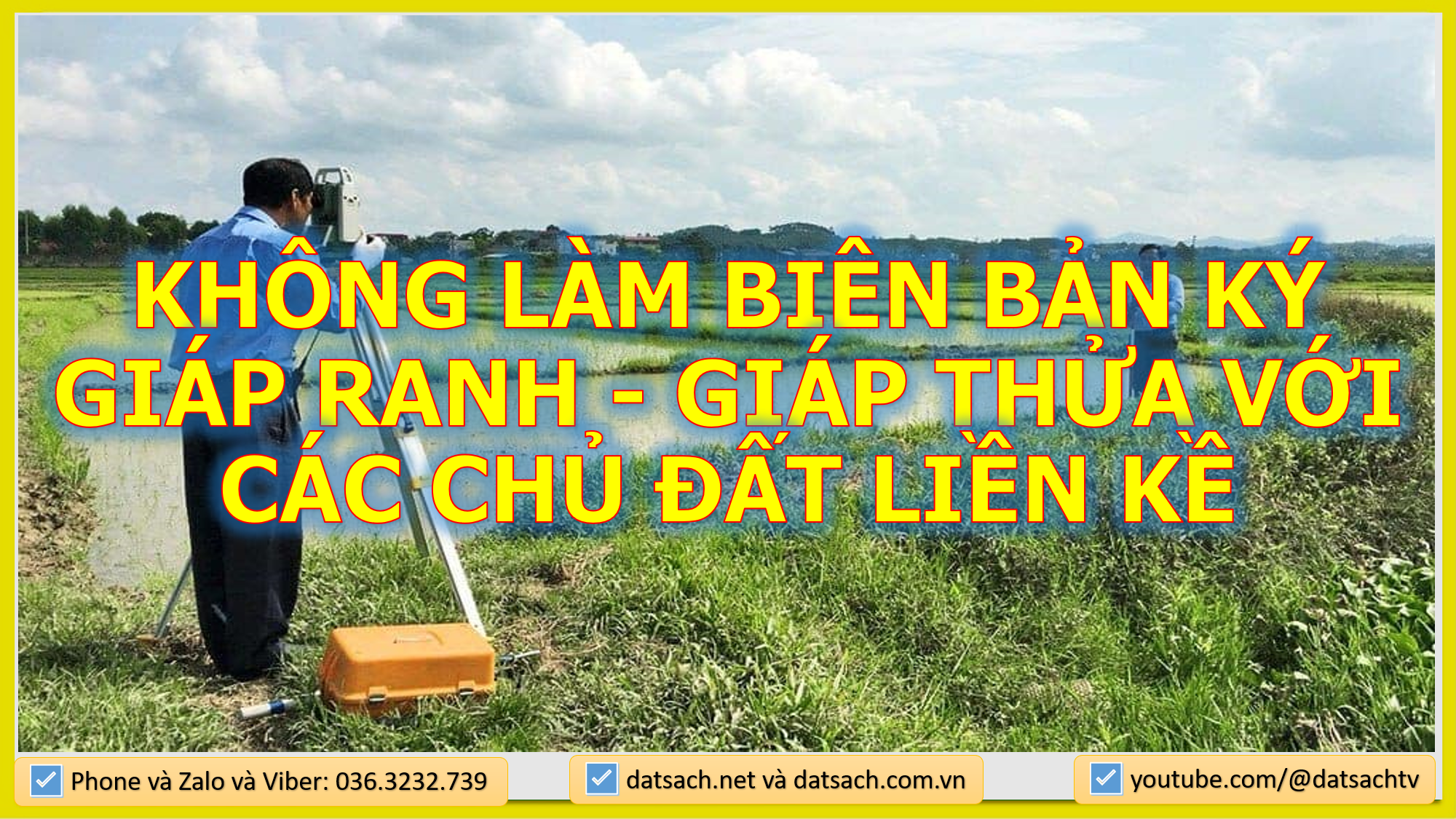 MUA ĐẤT MÀ KHÔNG ĐO ĐẠC KÝ GIÁP RANH