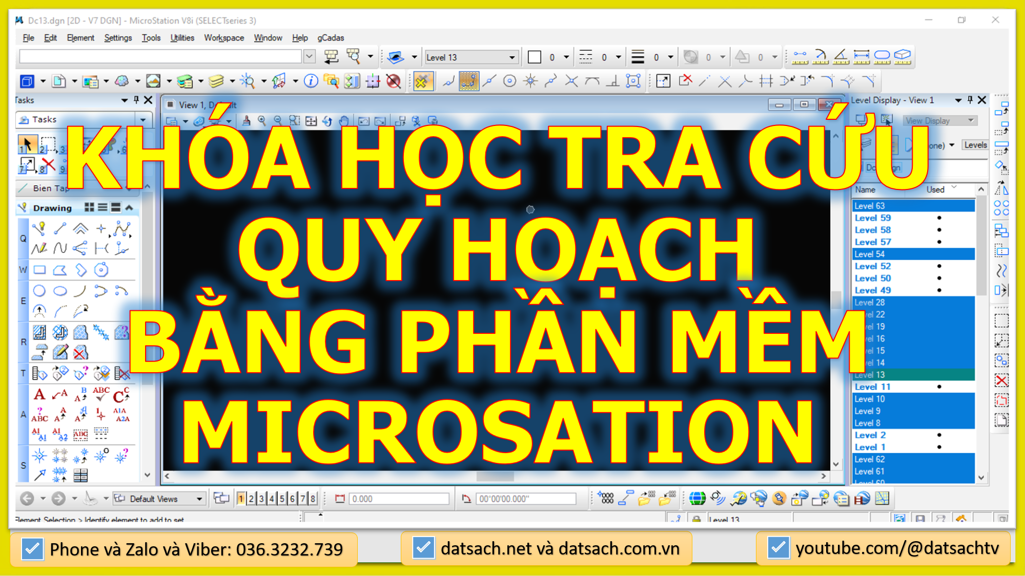 KHÓA HỌC TRA CỨU QUY HOẠCH BẰNG PHẦN MỀM MICROSATION