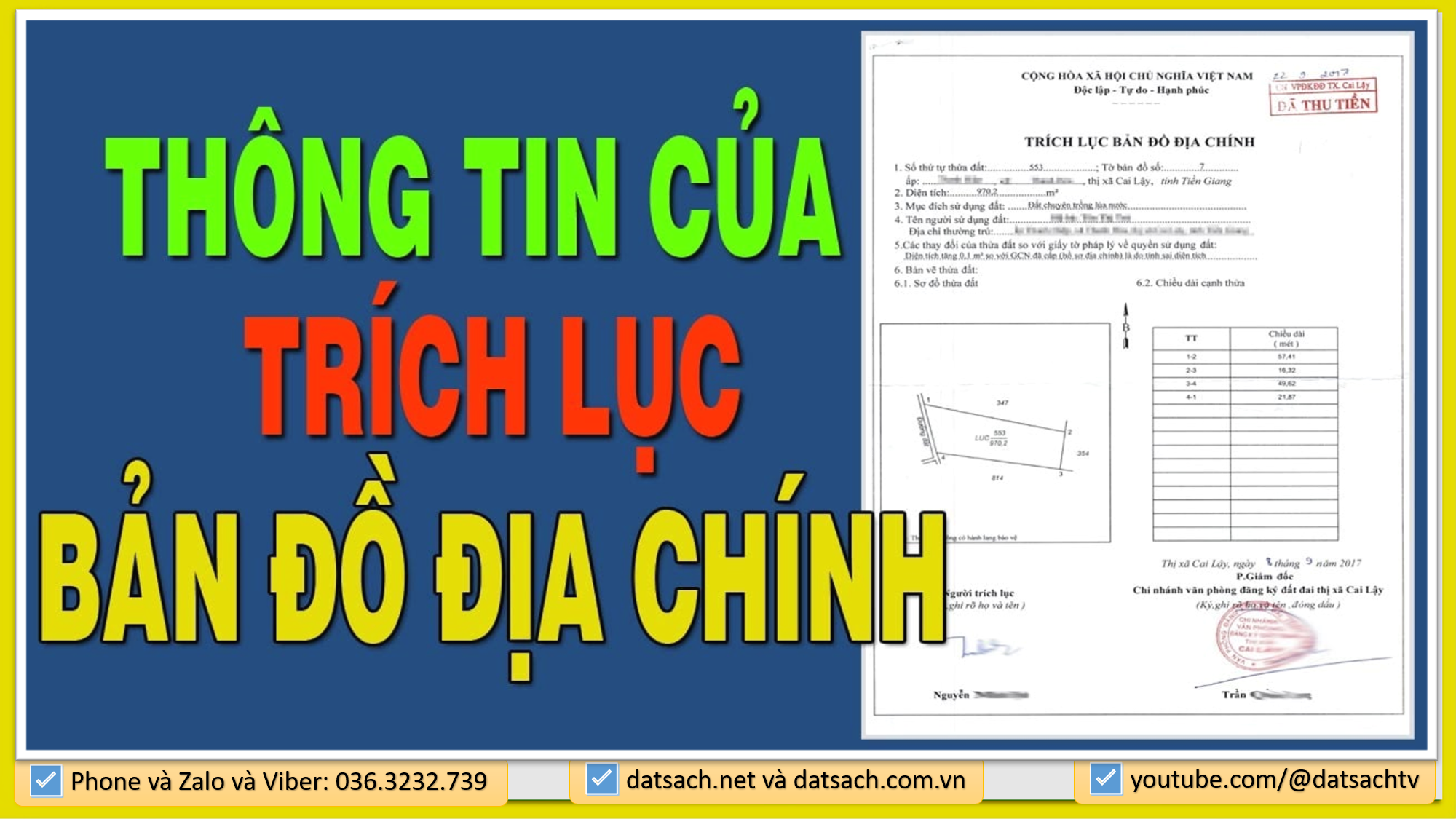 Phân Biệt Trích Lục - Trích Đo Đất Đai