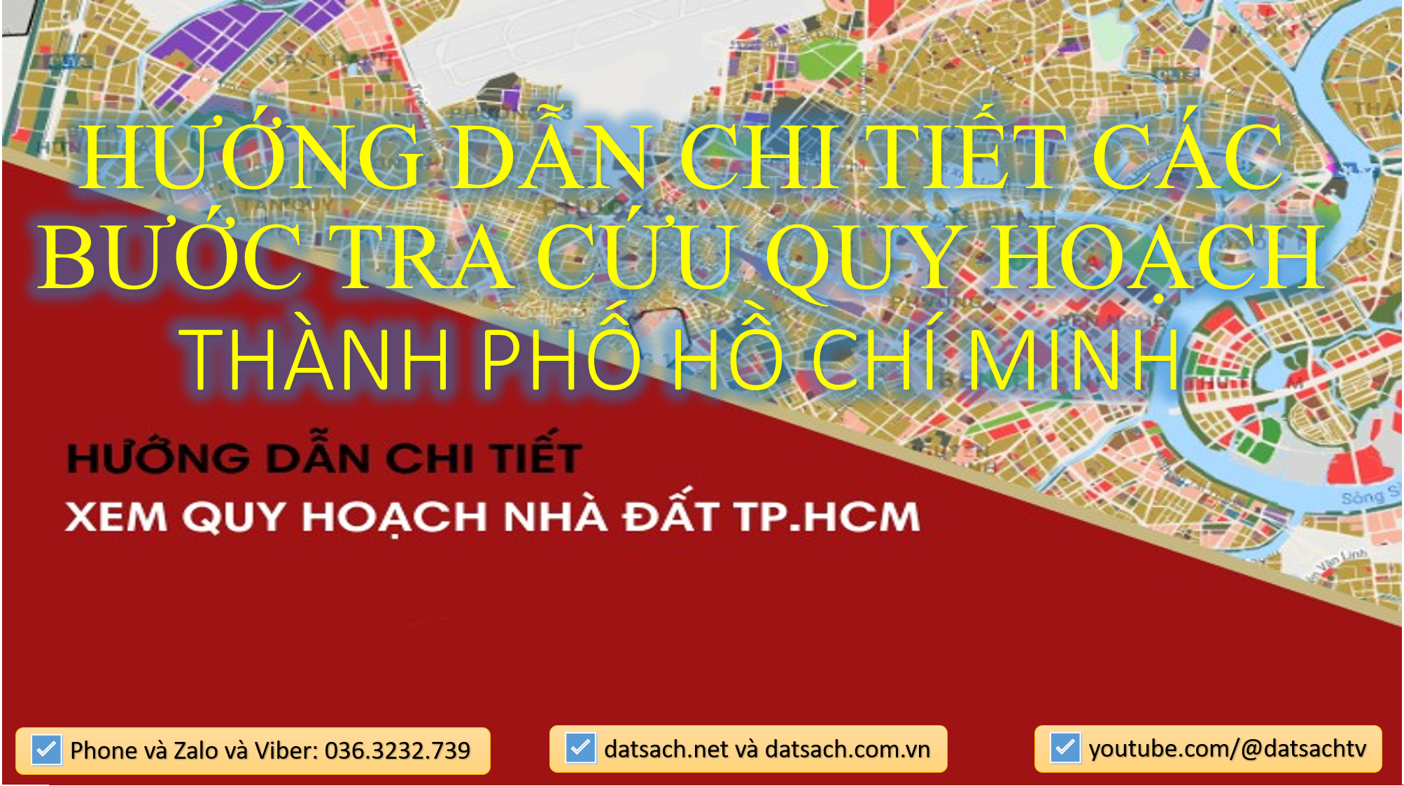 HƯỚNG DẪN CHI TIẾT CÁC BƯỚC TRA CỨU QUY HOẠCH TP. HCM ONLINE