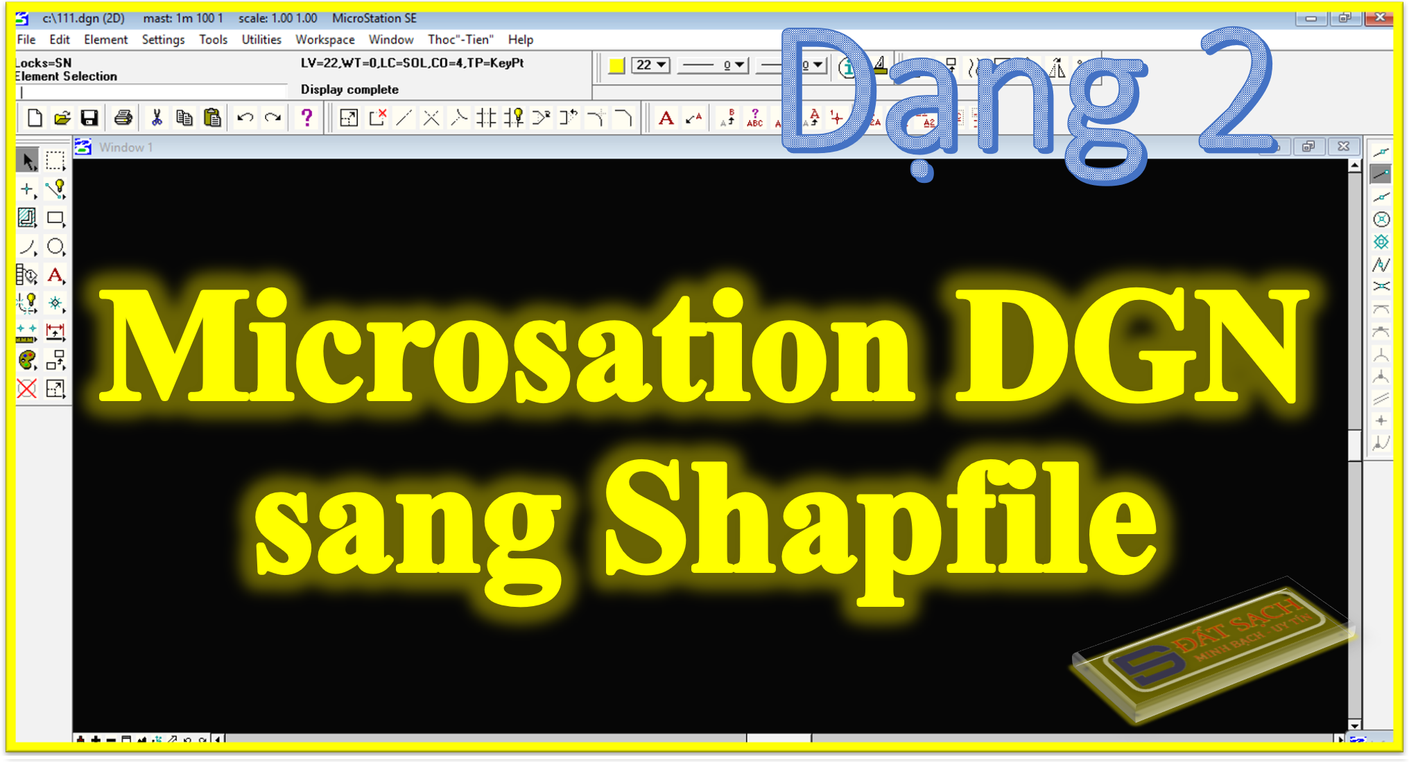 Quy trình Gia Công File Microsation DGN sang Shapfile Để Up lên Website hoặc App