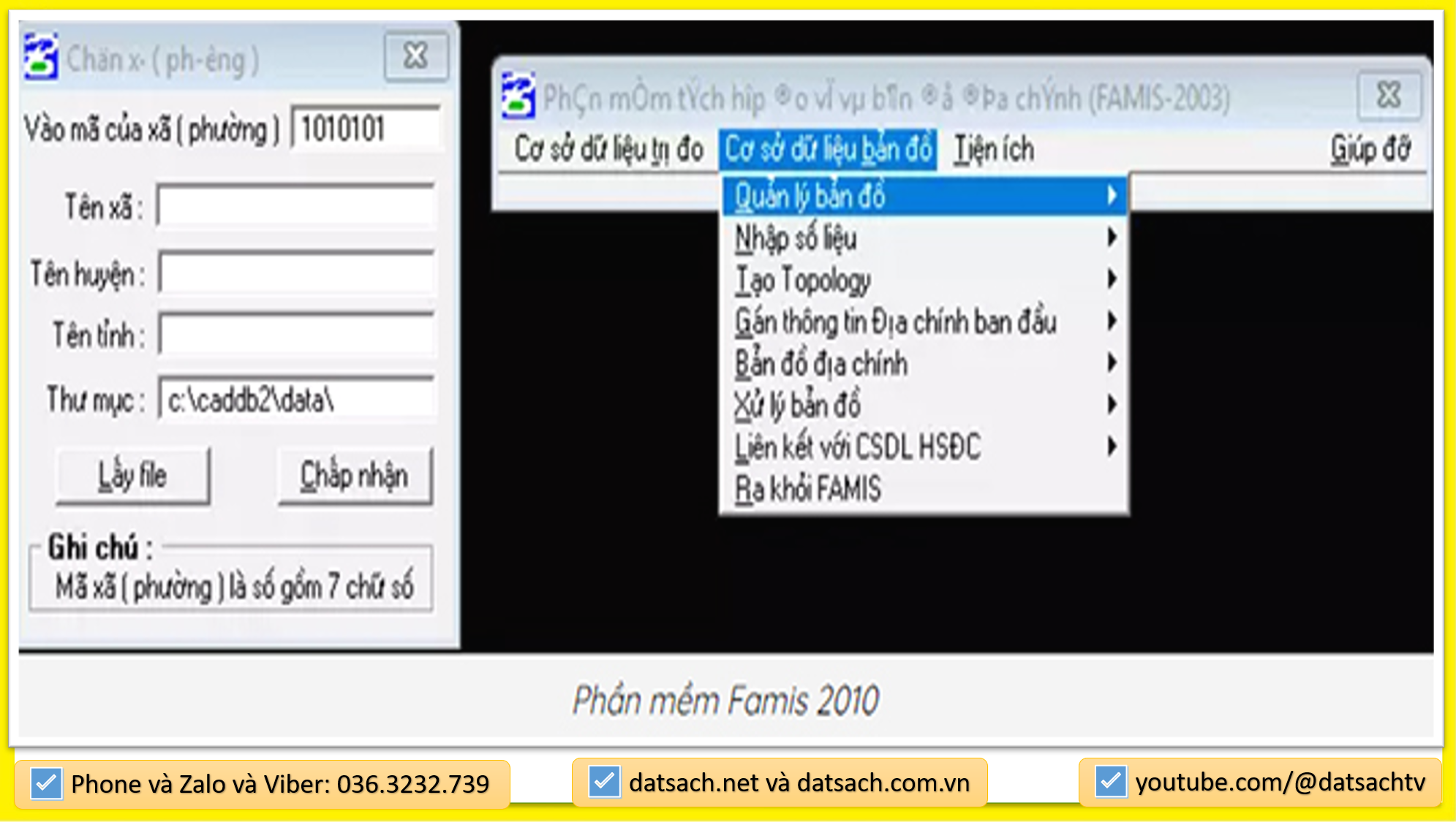 Hướng dẫn sử dụng Phần mềm Famis mới nhất - Quản Lý Đất Đai và Bất Động Sản