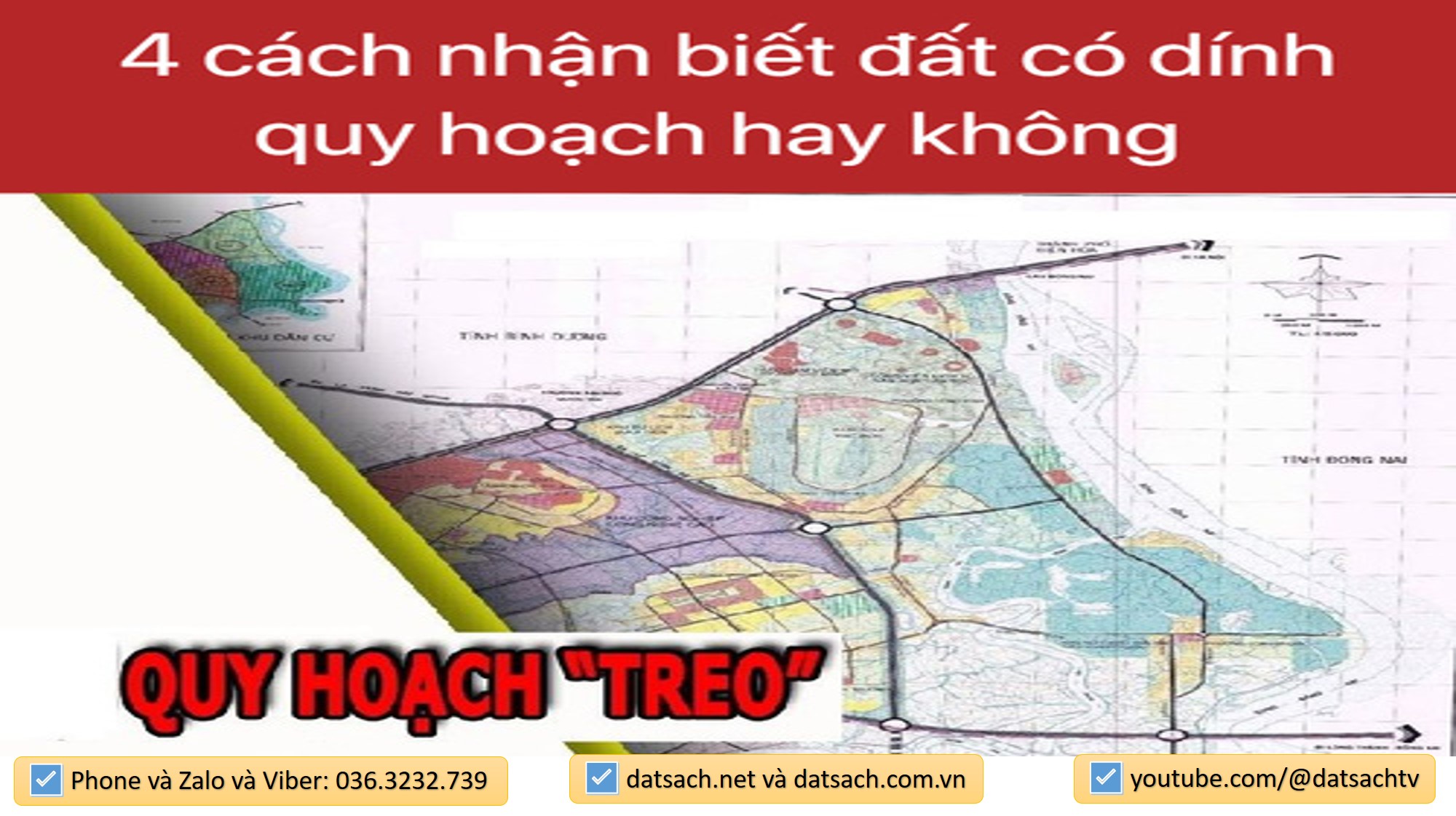 04 CÁCH NHẬN BIẾT ĐẤT CÓ DÍNH QUY HOẠCH HAY KHÔNG