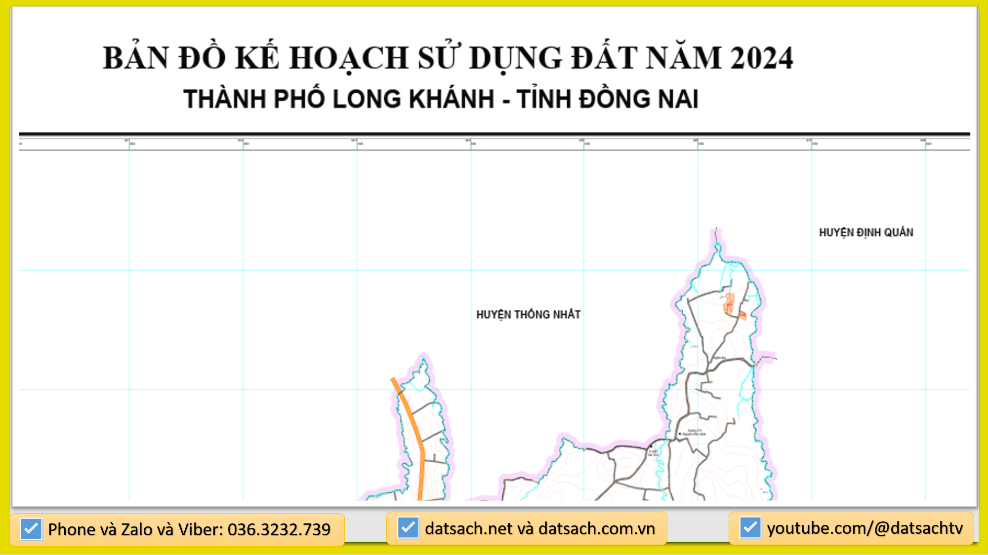 BẢN ĐỒ KẾ HOẠCH SỬ DỤNG ĐẤT NĂM 2024 THÀNH PHỐ LONG KHÁNH