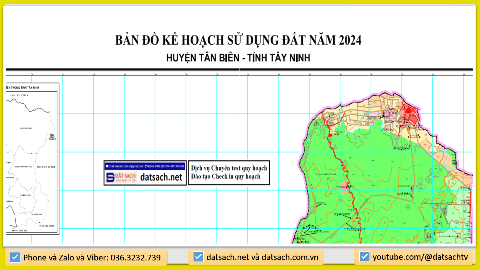 BẢN ĐỒ KẾ HOẠCH SỬ DỤNG ĐẤT NĂM 2030 HUYỆN TÂN BIÊN
