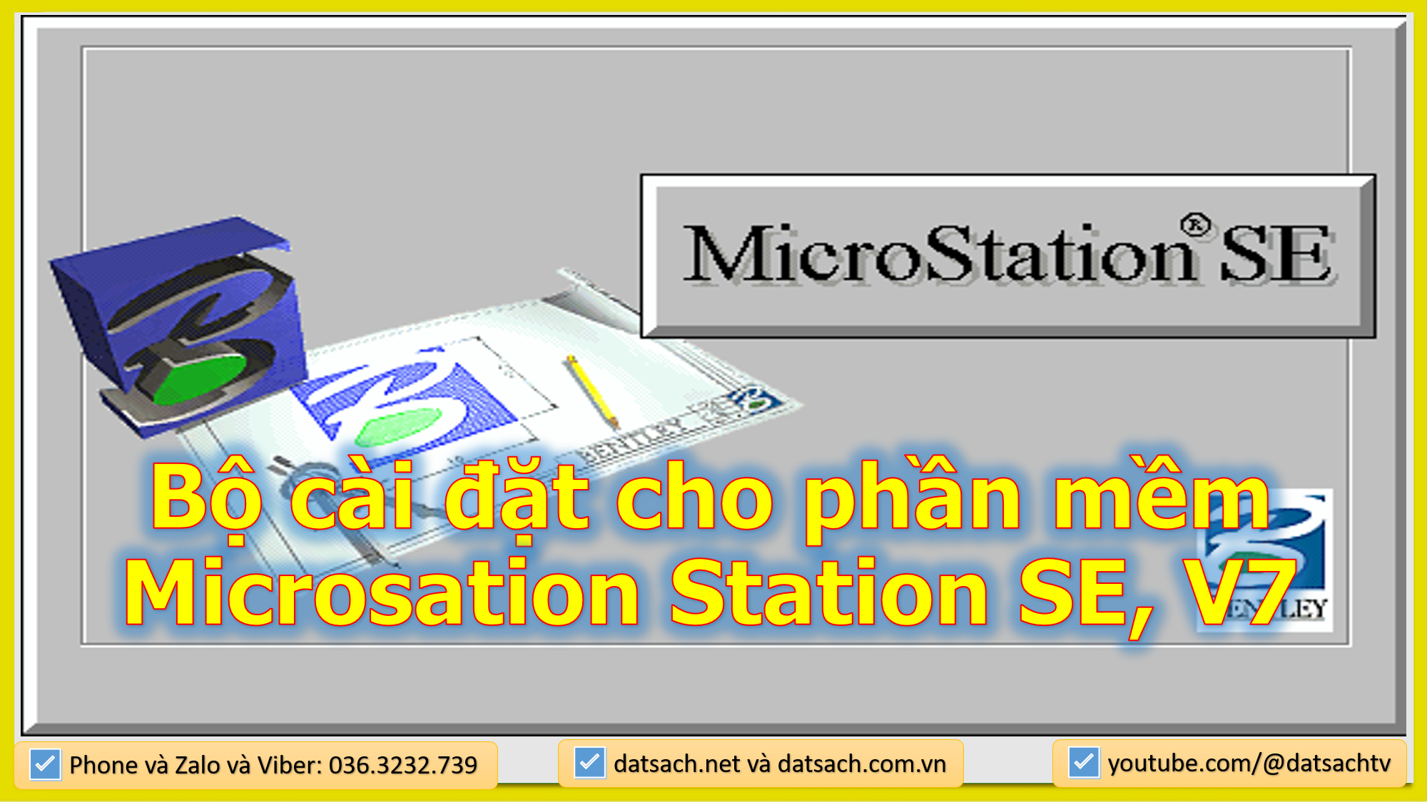 Bộ cài đặt cho phần mềm Microsation Station SE, V7