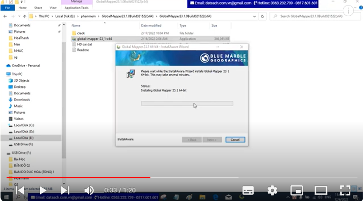 Hướng dẫn cài đặt và sử dụng Phần mềm Global Mapper v25 2 Hướng dẫn cài đặt và sử dụng Phần mềm Global Mapper v25