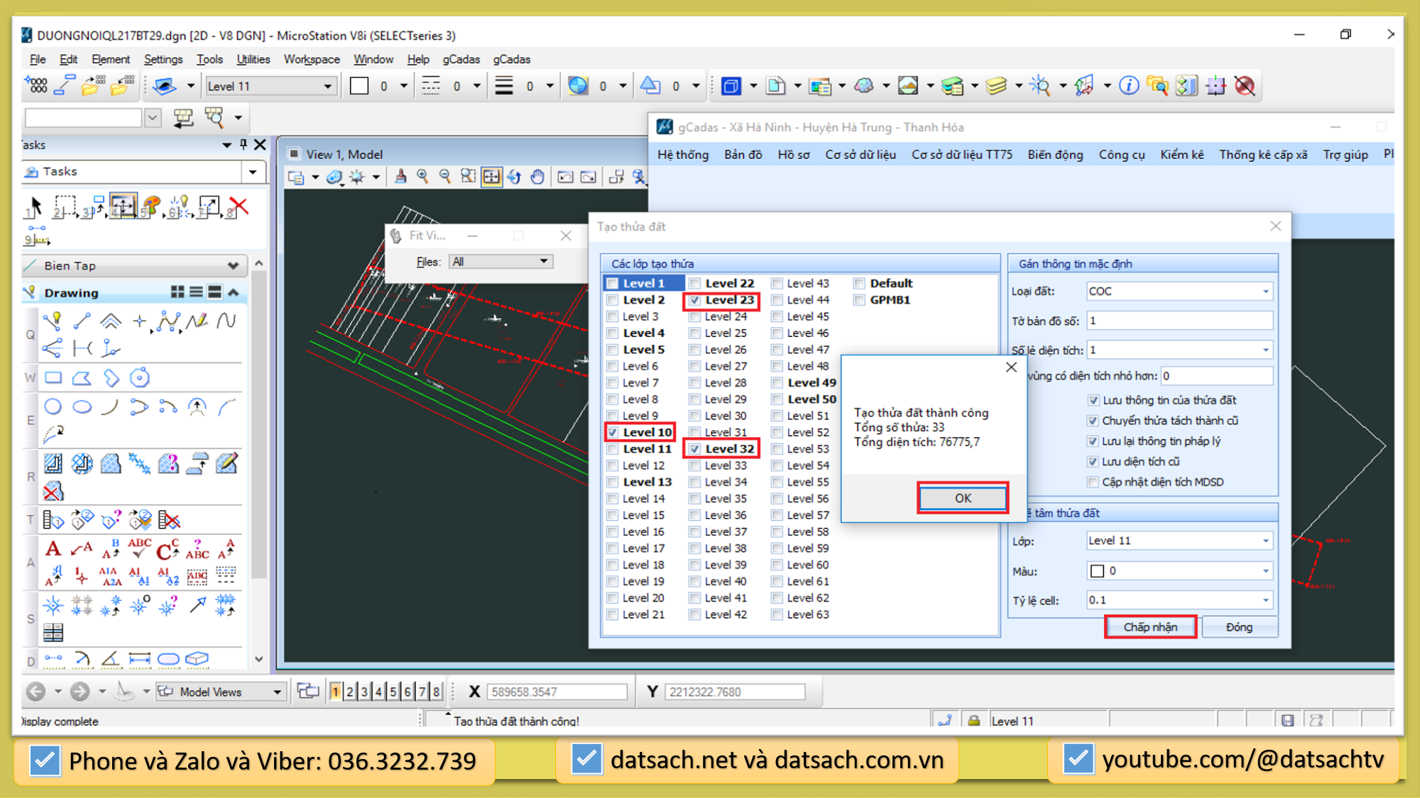 Biên Tập Bản Đồ, Xuất Hồ Sơ Trích Đo GPMB gCadas