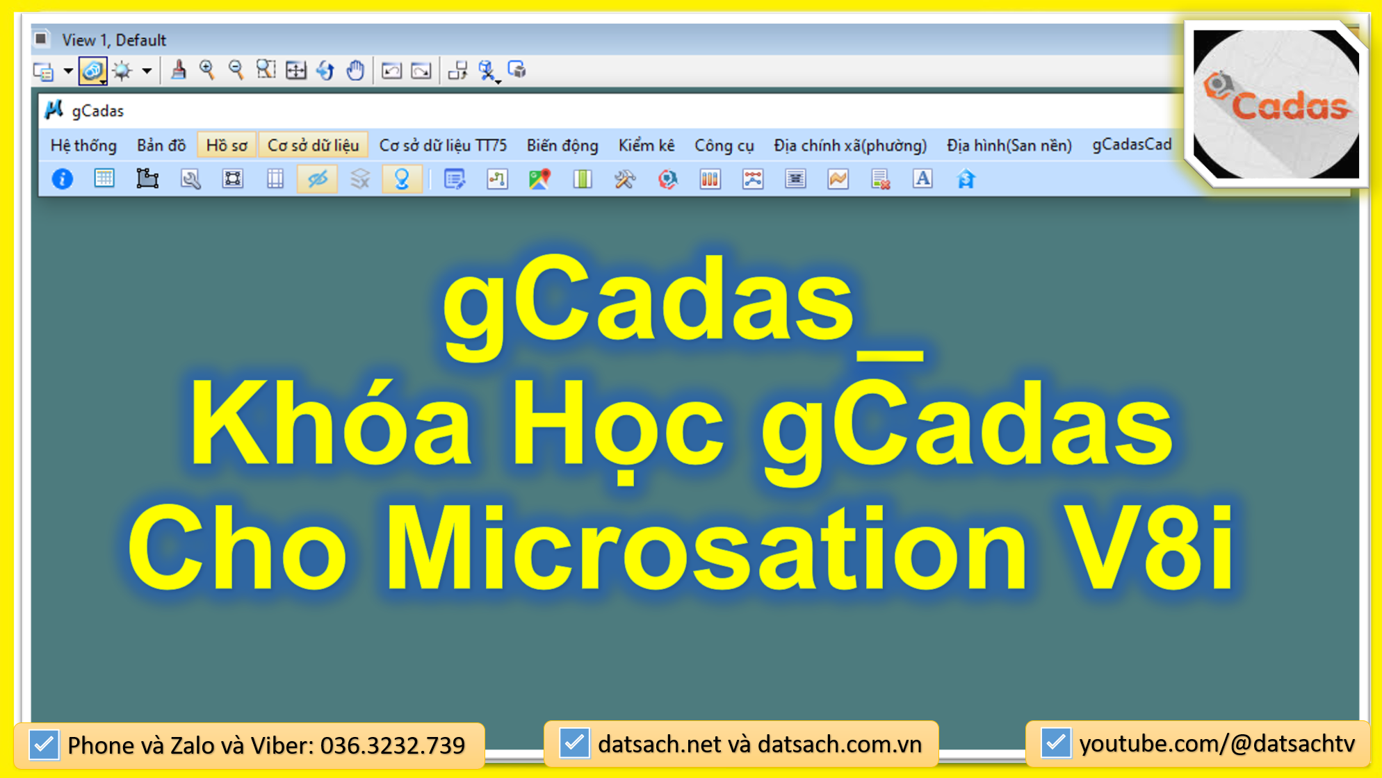 ⭐ gCadas_Khóa Học gCadas Cho Microsation