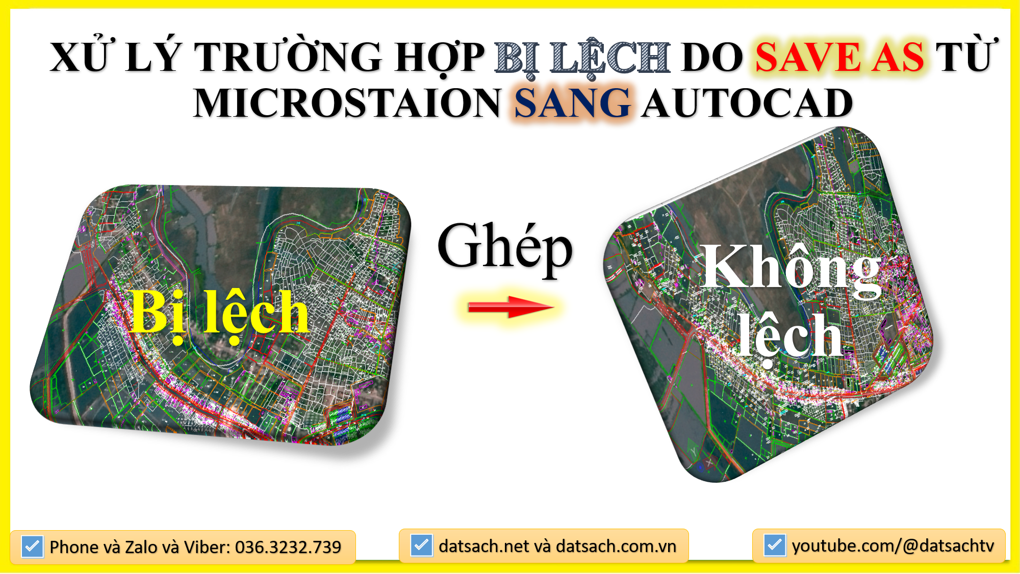 Xử Lý Trường Hợp Bị Lệch Do Save As Từ Microstaion Sang Autocad